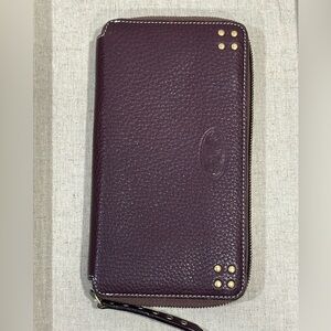 Celine Vintage Grainy Leather Continental Wallet